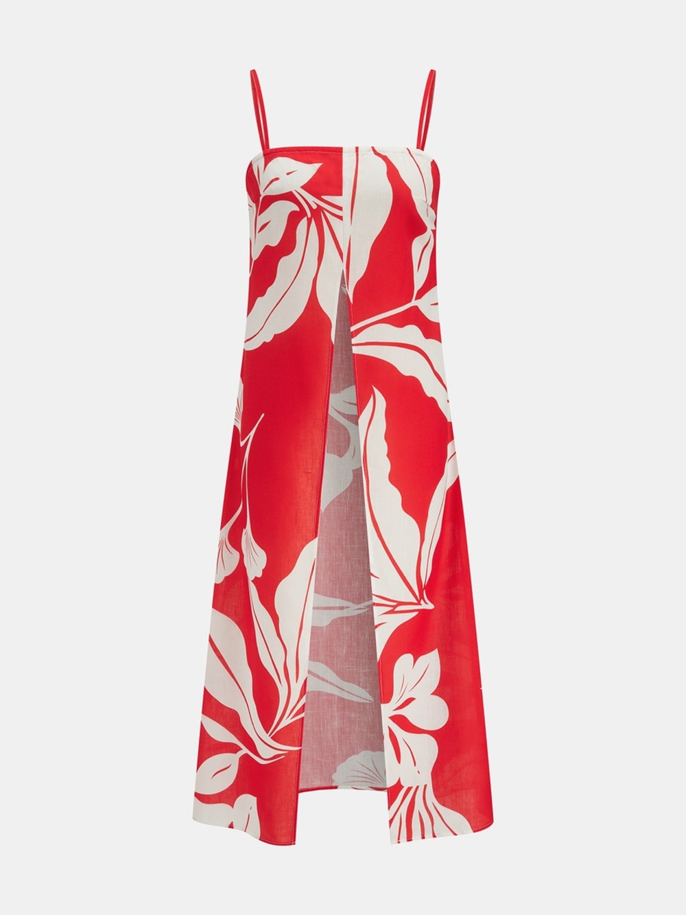 Commense Leaf Printed Longline Cami Top ONLY - Picture 2 of 5